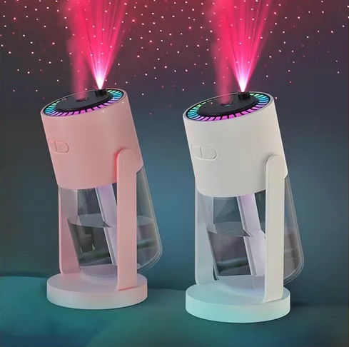 Proyector Aromatizador Humidificador Ultrasonico con Luz