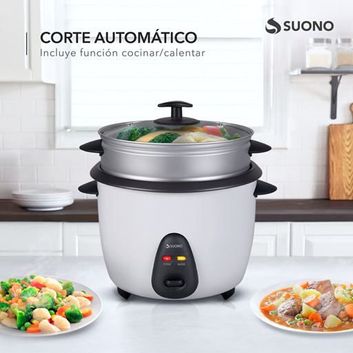 Olla Vaporera Arrocera 700w 1.8L Suono
