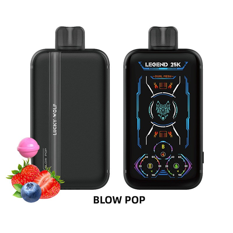 Vaper Vapeador Electronico Lucky Wolf 25000 Puff (Caramelo)