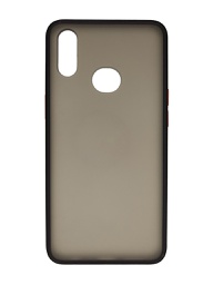 [1166016076] TPU Rigido con borde color samsung A41 Negro