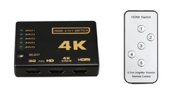 [SM-C7839 000017 2571842] Switch 5 puertos a 1 Hdmi 4K con Control Remoto 4k Full HD 3D