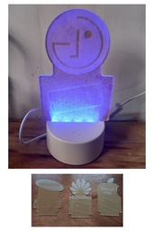 [500760] Exhibidor Led 3D de celulares por marcas