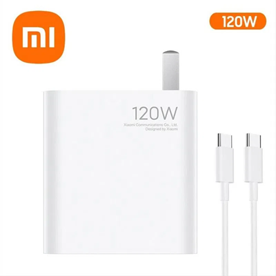 [6934177784347] Kit Cargador Xiaomi 120W Combo Usb A (toma americana) ORIGINAL