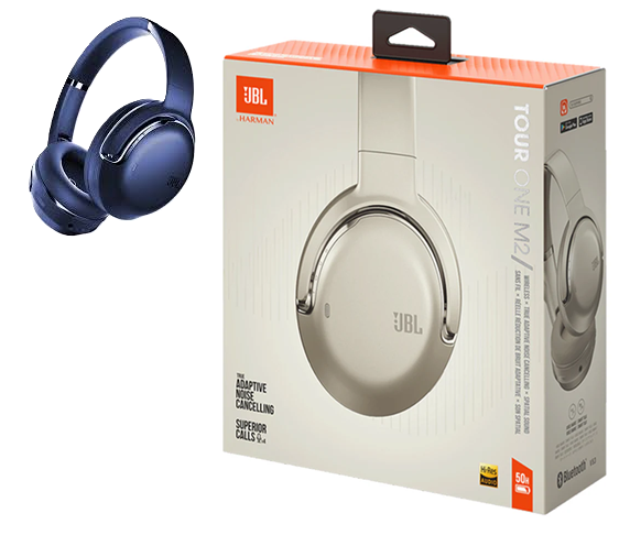 [504726] Auricular Vincha Bluetooth JBL Tour One M2 (Replica) Plateado