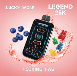 [5060521437964] Vaper Vapeador Electronico Lucky Wolf 25000 Puff (Frutas Tropicales)