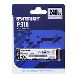 [0814914029077] Disco de Estado Solido SSD Patriot P310 M.2 240gb PCle Gen3