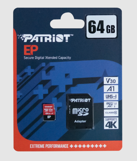 [4711378428070] Micro SD 128gb Patriot VX Series V30