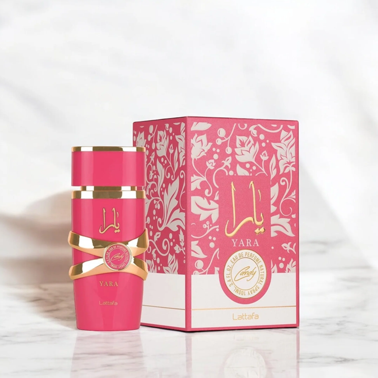 [504851] Perfume Yara Lattafa Candy 100ml (Caja con Detalle)
