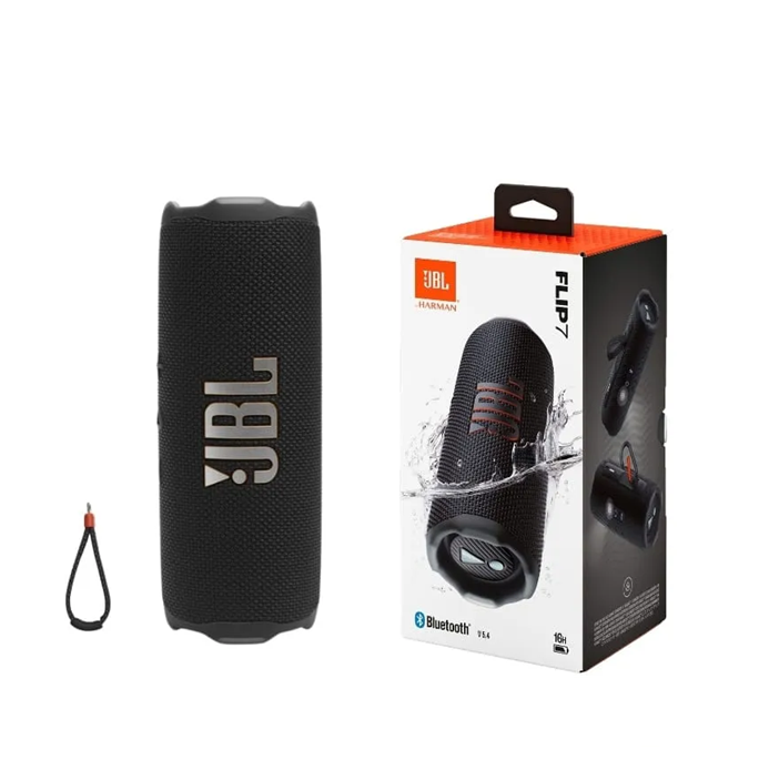 [504856] Parlante Portatil Bluetooth JBL Flip 7 Negro (Replica)